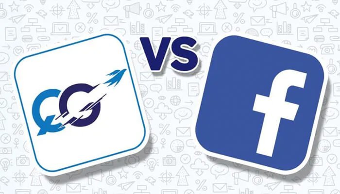 Comparison of QG and Facebook