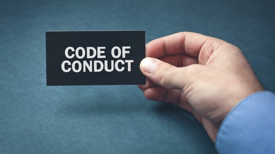 Code of conduct regarding gambling harm
