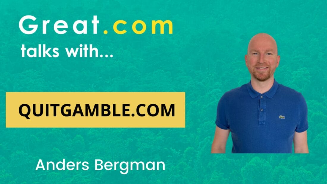 Great.com interviews QuitGamble.com About Overcoming Gambling Addiction